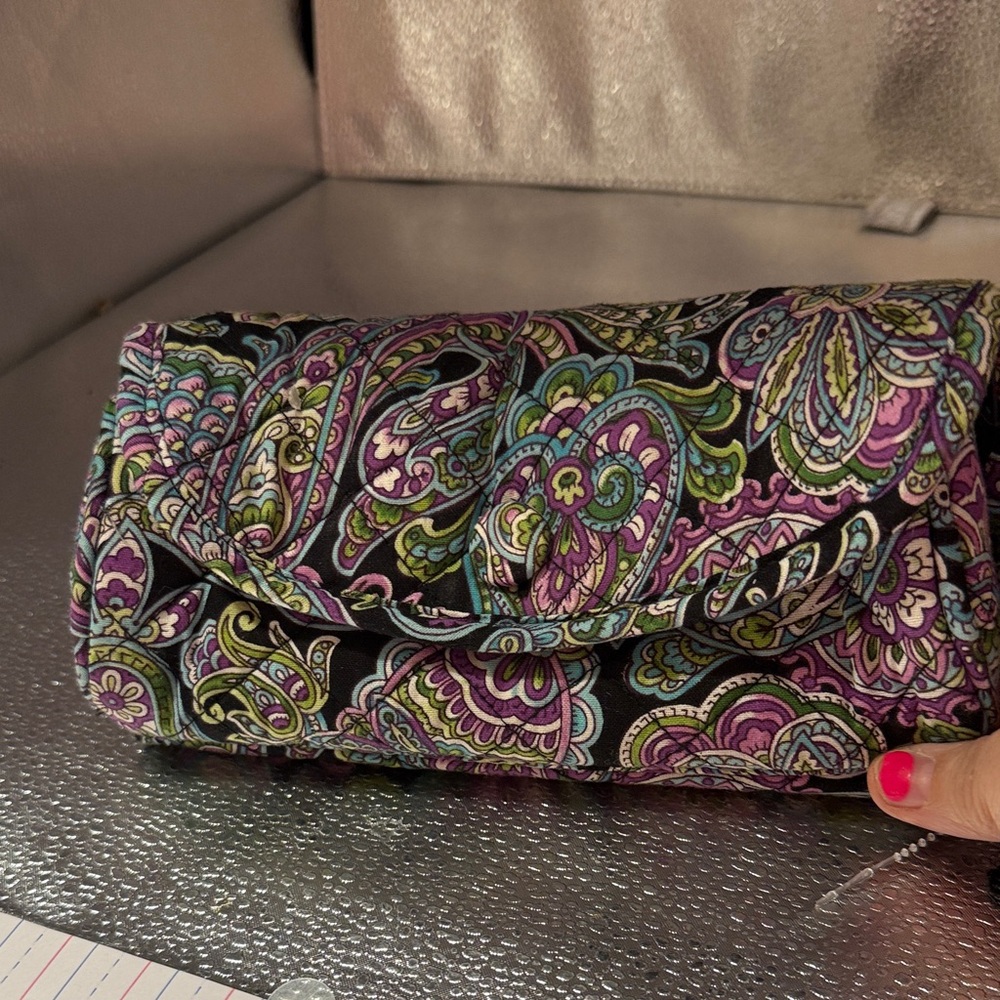 Paisley Travel Bag With Black, Purple, Green